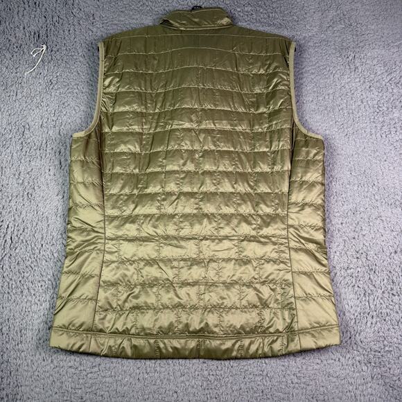 Patagonia Nano Puff Quilted Puffer Vest Mens M Green 84242 Primaloft Packable - Picture 7 of 10